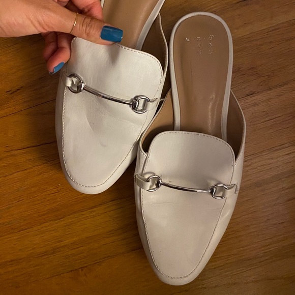 Target Shoes - Target White Mules
